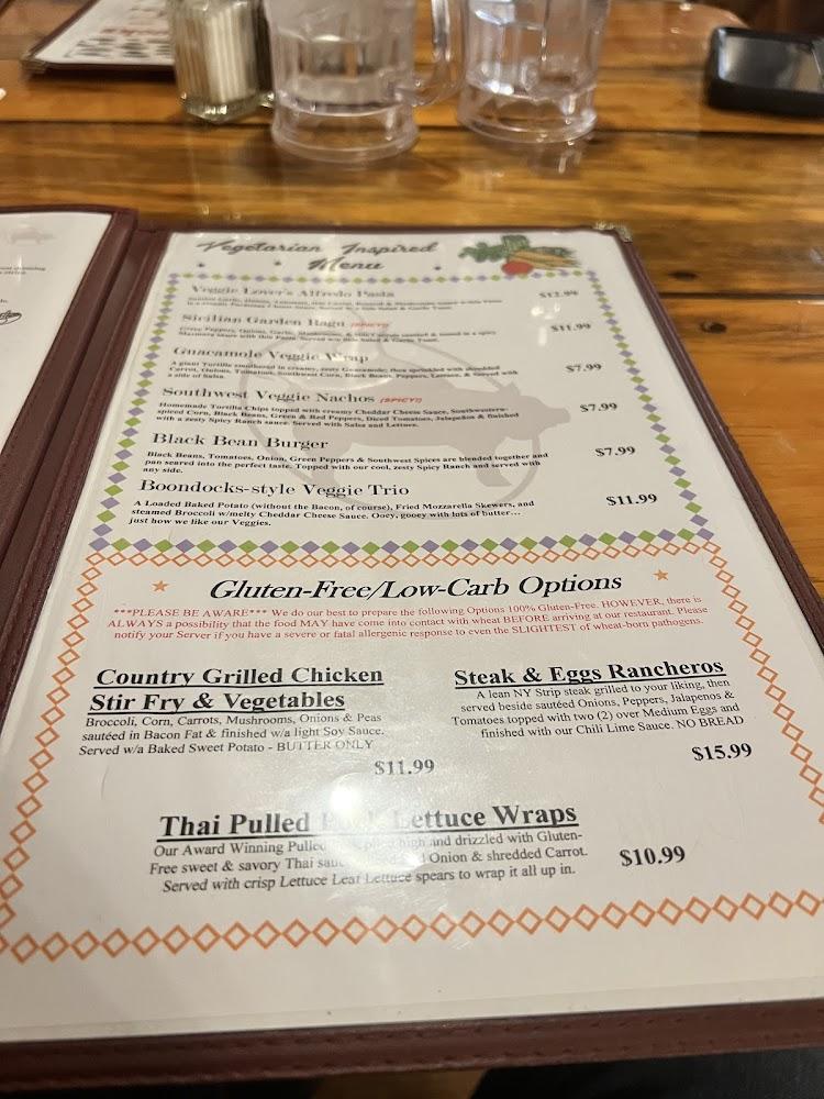 The Boondocks BBQ & Grill Menu image 2